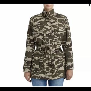 True Religion Camouflage Military Utility Jacket